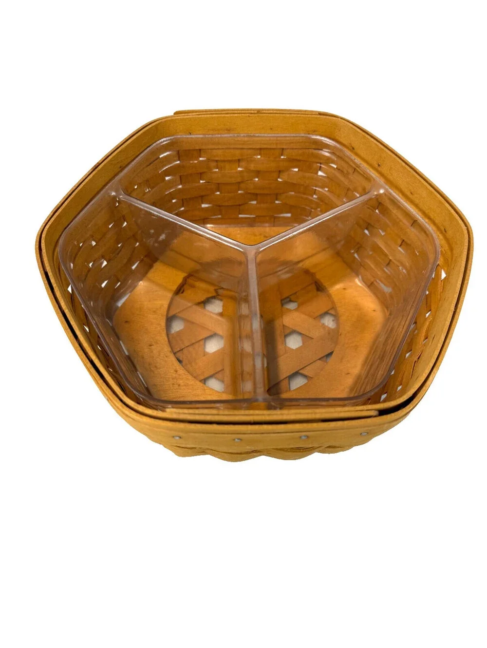 1998 Longaberger Generations Basket w/Divided Protector 10